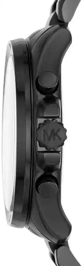 Michael Kors Brecken Chronograph Black Dial Black Steel Strap Watch For Men - MK8482 Buy Now By Michael Kors