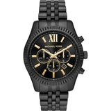 Michael Kors Lexington Chronograph Black Dial Black Steel Strap Watch for Men - MK8603 Buy Now By Michael Kors