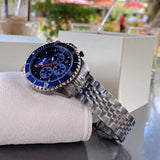 Michael Kors Bayville Chronograph Blue Dial Grey Steel Strap Watch For Men - MK8727 Buy Now By Michael Kors