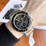 Michael Kors Bayville Chronograph Black Dial Two Tone Steel Strap Watch For Women - MK8872 Buy Now By Michael Kors