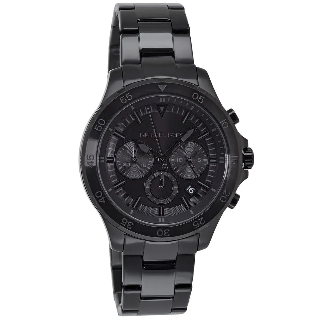 Michael Kors Alek Oversized Black Dial Black Steel Strap Watch For Men - MK8900 Buy Now By Michael Kors