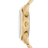 Michael Kors Slim Runway Chronograph Gold Dial Gold Steel Strap Watch For Men - MK8909 Buy Now By Michael Kors