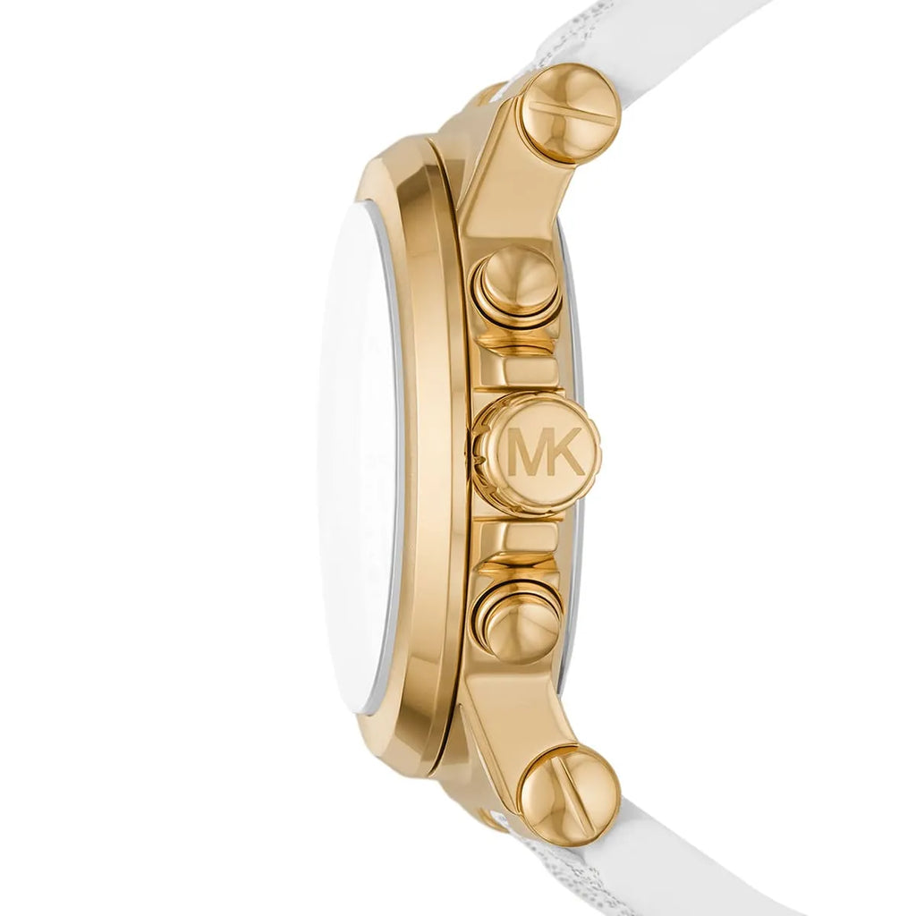 Michael Kors Dylan Chronograph White Dial White Rubber Strap Watch For Men - MK8937 Buy Now By Michael Kors