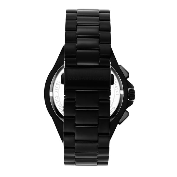 Michael Kors Lennox Chronograph Black Dial Black Steel Strap Watch For Men - MK8941 Buy Now By Michael Kors