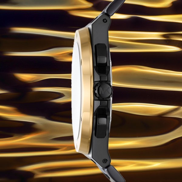 Michael Kors Lennox Chronograph Black Dial Black Steel Strap Watch For Men - MK8941 Buy Now By Michael Kors