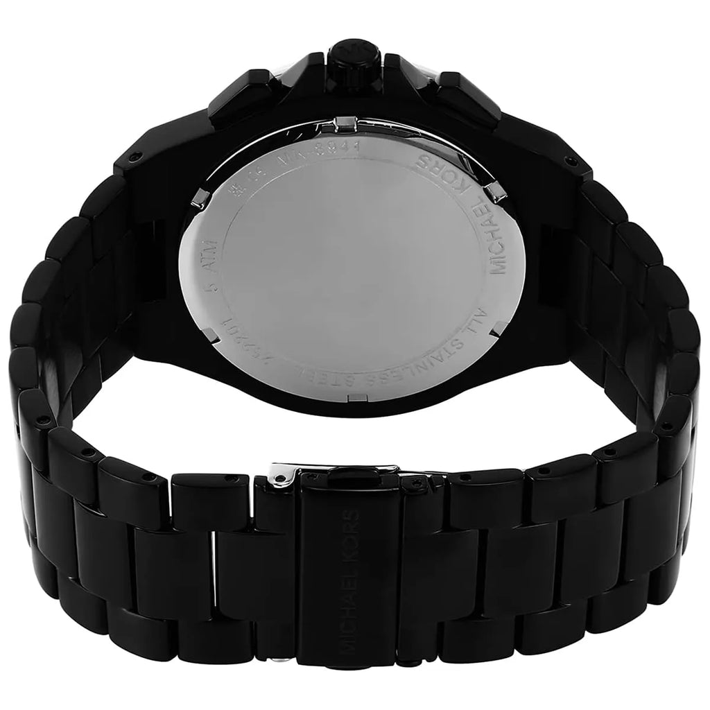Michael Kors Lennox Chronograph Black Dial Black Steel Strap Watch For Men - MK8941 Buy Now By Michael Kors