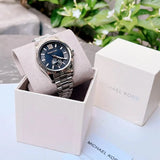 Michael Kors Lexington Quartz Black Dial Silver Steel Strap Watch For Women - MK8946 Buy Now By Michael Kors