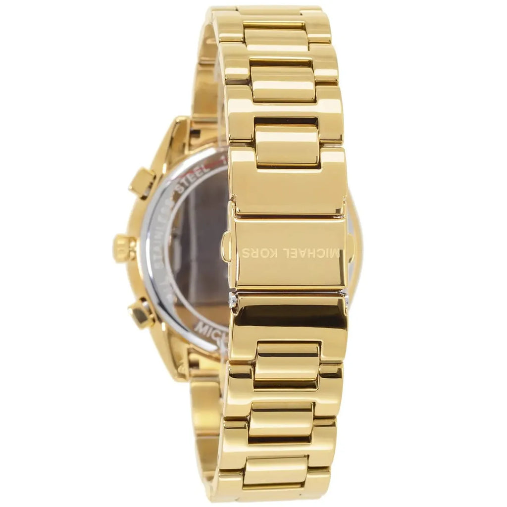 Michael Kors Janelle Chronograph Gold Dial Gold Steel Strap Watch For Men - MK8995 Buy Now By Michael Kors