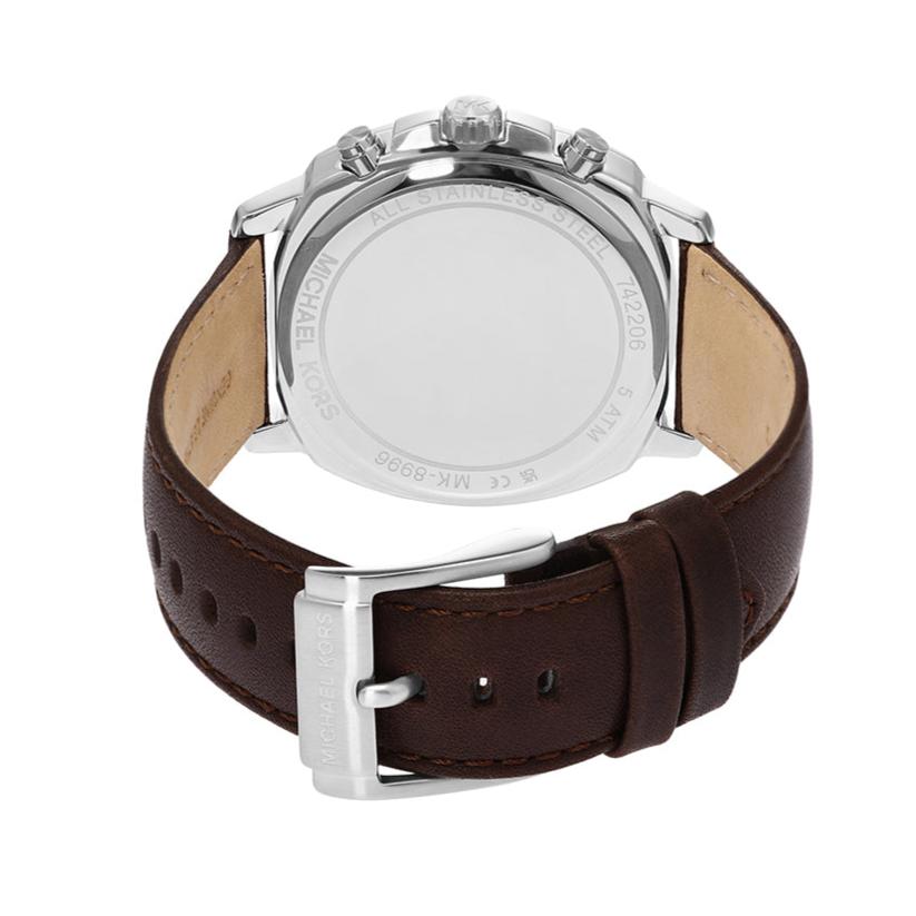 Michael Kors Sullivan Quartz Blue Dial Brown Leather Strap Watch For Men - MK8996 Buy Now By Michael Kors