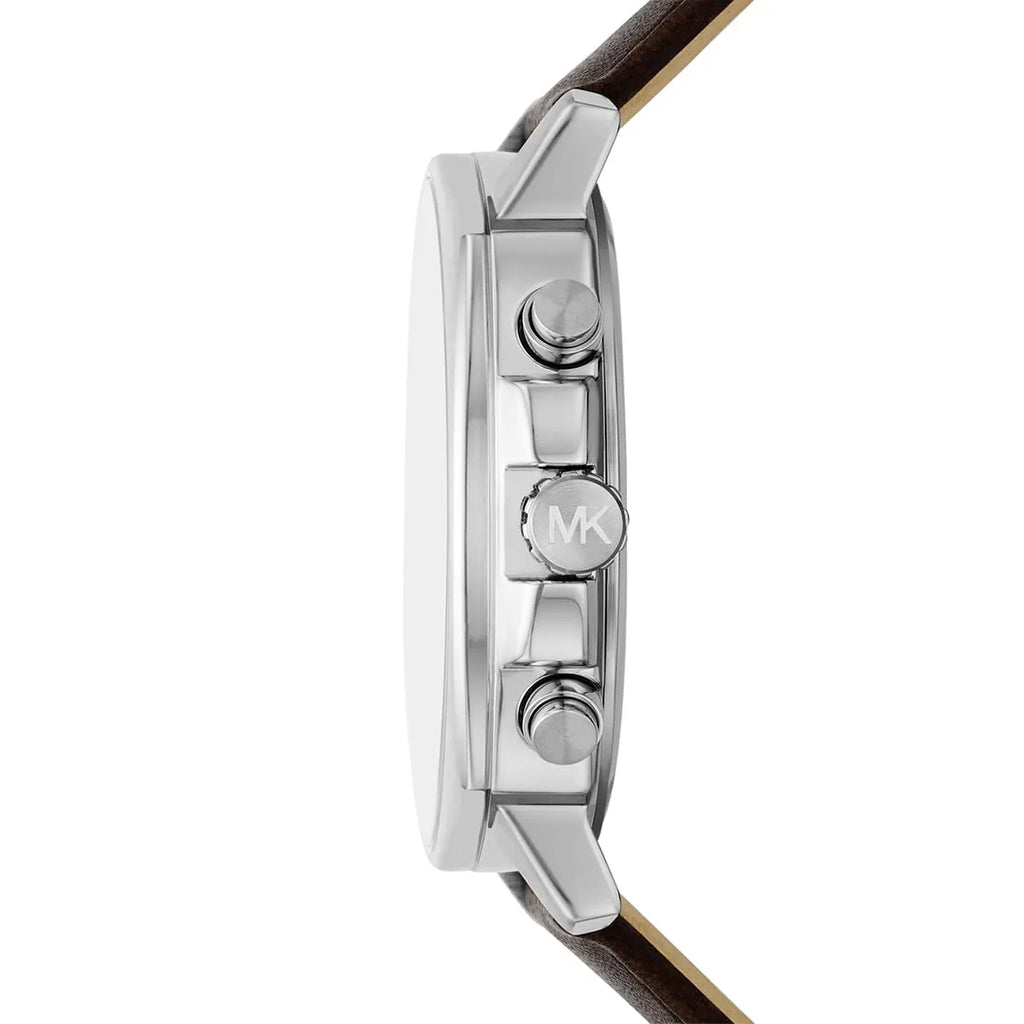 Michael Kors Sullivan Quartz Blue Dial Brown Leather Strap Watch For Men - MK8996 Buy Now By Michael Kors