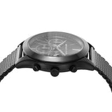 Michael Kors Slim Runway Chronograph Black Dial Black Mesh Bracelet Watch For Men - MK9060 Buy Now By Michael Kors