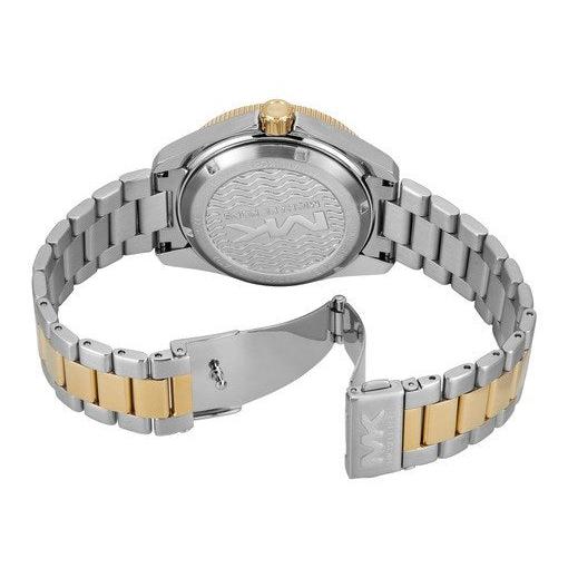 Michael Kors Maritime Three Hand Black Dial Two Tone Steel Strap Watch for Men - MK9180 Buy Now By Michael Kors