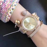 Michael Kors Darci Gold Dial Gold Steel Strap Watch for Women - MK4325 Buy Now By Michael Kors