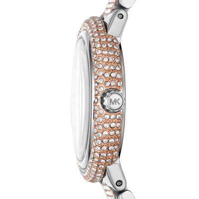 Michael Kors Taryn Quartz White Dial Two Tone Steel Strap Watch For Women - MK4461 Buy Now By Michael Kors