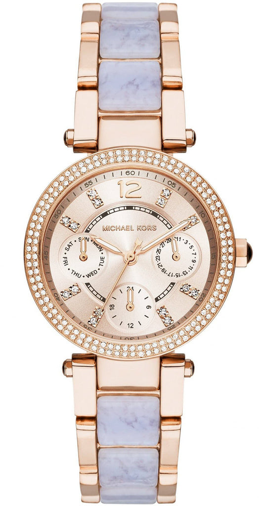 Michael Kors Parker Gold Dial Two Tone Steel Strap Watch for Women - MK6327 Buy Now By Michael Kors