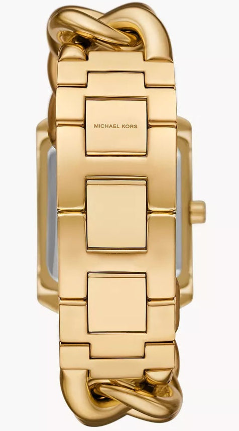 Michael Kors Emery Three Hand Silver Dial Gold Steel Strap Watch For Women - Mk7300 Buy Now By Michael Kors