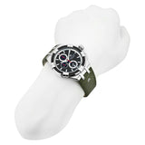 Maurice Lacroix Aikon Chronograph Black Dial Green Leather Strap Watch for Men - AI1018-PVB21-330-1 Buy Now By Maurice Lacroix