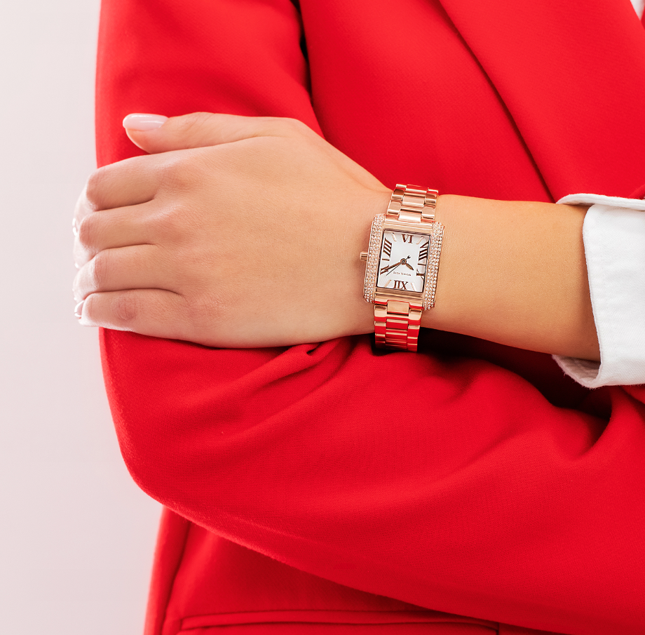 Michael Kors Emery Three-Hand Crystals Silver Dial Rose Gold Steel Strap Watch for Women - MK4641 Buy Now By Michael Kors