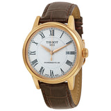 Tissot T Classic Carson Powermatic 80 White Dial Brown Leather Strap Watch for Men - T085.407.36.013.00 Buy Now By Tissot