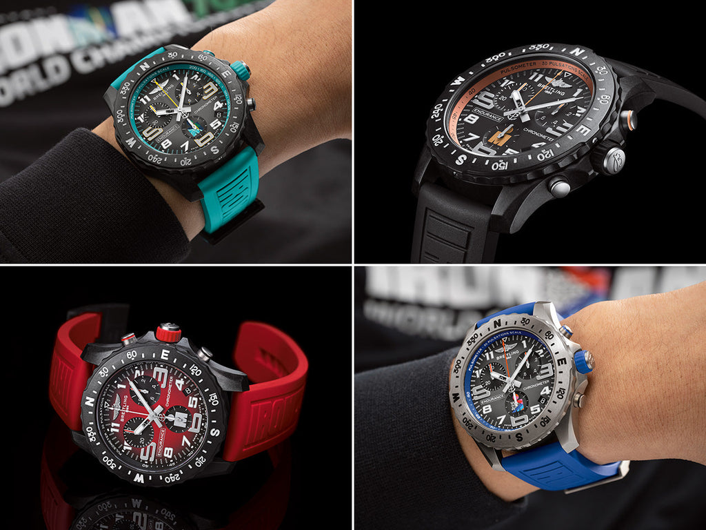 Breitling Endurance Pro Ironman World Championship Grey Dial Blue Rubber Strap Watch for Men - E823103A1M1S1 Buy Now By Breitling