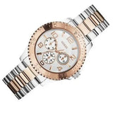 Guess BFF Multifunction Silver Dial Two Tone Steel Strap Watch for Women - W0231L5 Buy Now By Guess