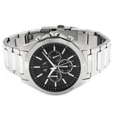 Armani Exchange Drexler Chronograph Black Dial Silver Steel Strap Watch for Men - AX2600 Buy Now By Armani Exchange
