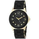 Marc Jacobs Pelly Black Dial Black Silicone Strap Watch for Women - MBM2540 Buy Now By Marc Jacobs