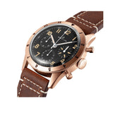 Breitling Avi 1953 Edition Black Dial Brown Leather Strap Watch for Men - RB0920131B1X1 Buy Now By Breitling