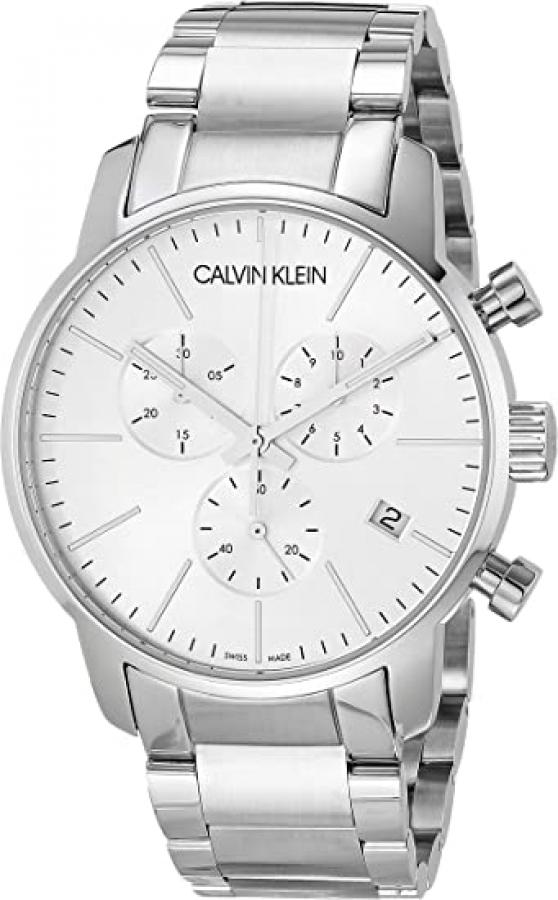 Calvin Klein City White Dial Silver Steel Strap Watch for Men - K2G27146 Buy Now By Calvin Klein