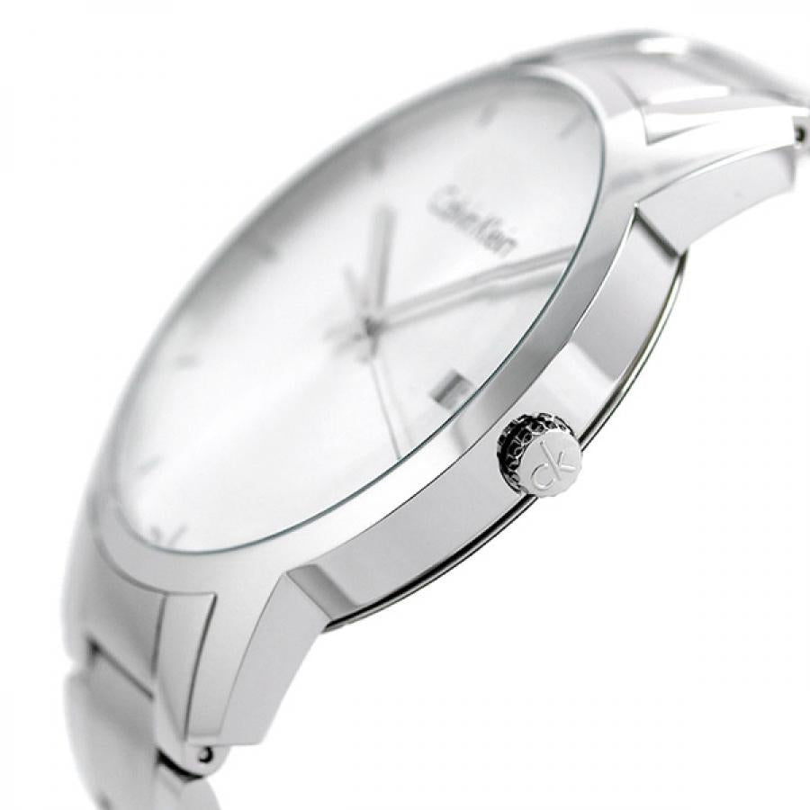 Calvin Klein City Chronograph Silver Dial Silver Steel Strap Watch for Men - K2G2G14X Buy Now By Calvin Klein