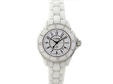 Chanel J12 Ceramic White Dial White Steel Strap Watch for Women - J12 H0968 Buy Now By Chanel