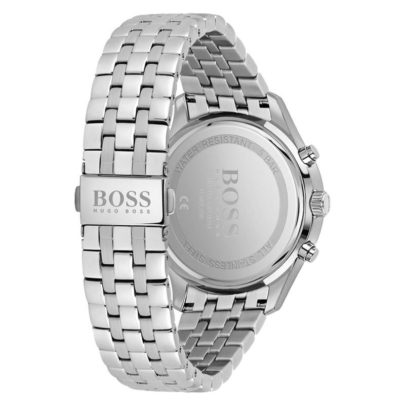 Hugo Boss Associate Blue Dial Silver Steel Strap Watch for Men - 1513839 Buy Now By Hugo Boss