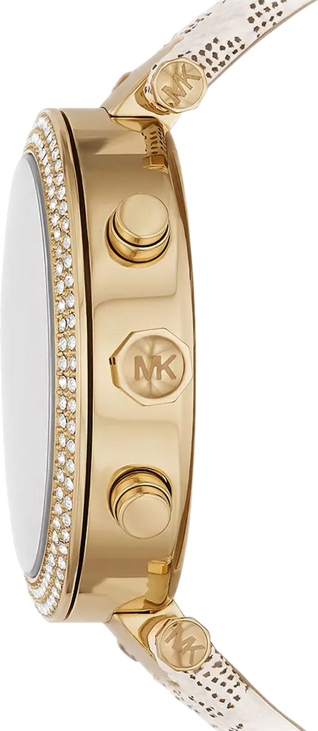 Michael Kors Parker Chronograph White Dial White Leather Strap Watch For Women - MK6916 Buy Now By Michael Kors