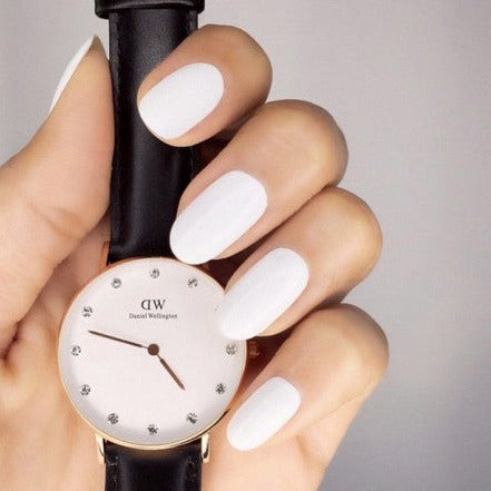 Daniel Wellington Classic Sheffield White Dial Black Leather Strap Watch For Women - DW00100076 Buy Now By Daniel Wellington