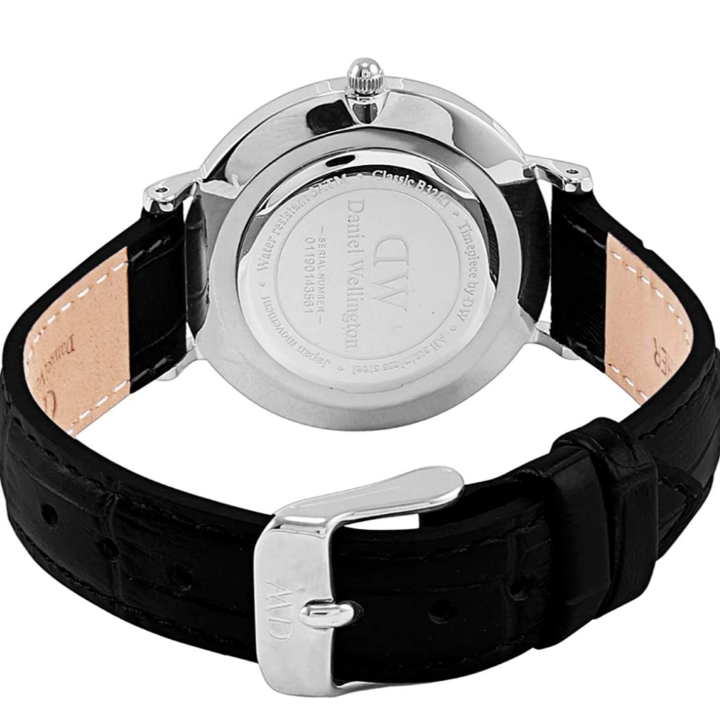Daniel Wellington Classic Petite Reading Black Dial Black Leather Strap Watch For Women - DW00100235 Buy Now By Daniel Wellington