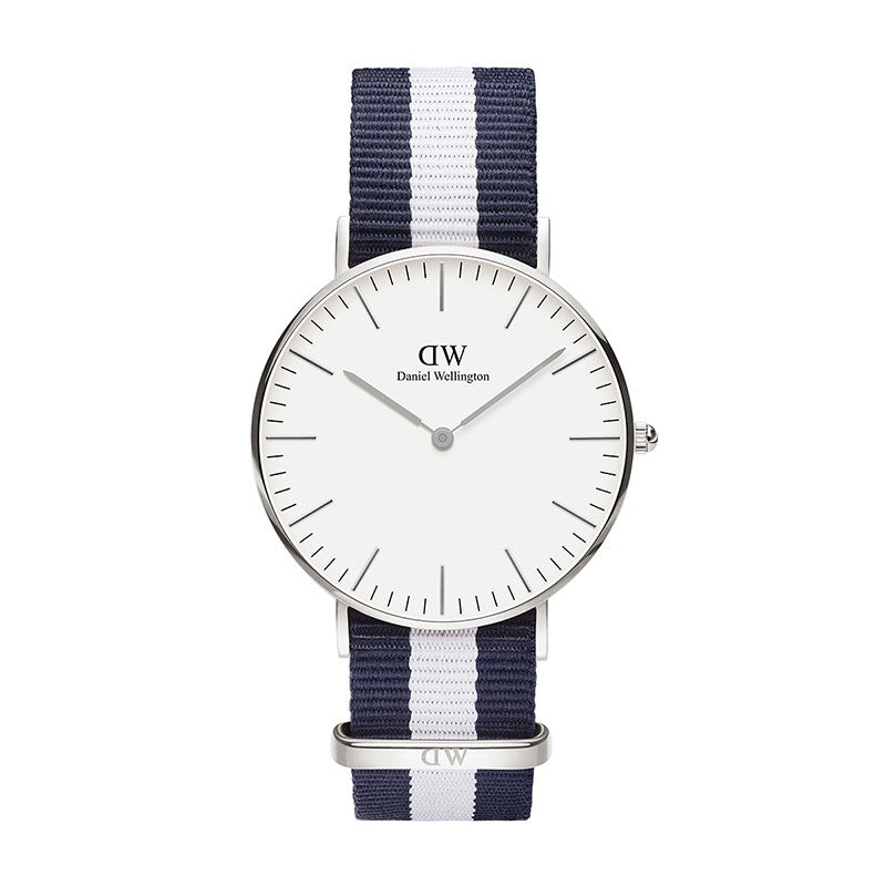 Daniel Wellington Classic Glasgow White Dial Two Tone NATO Strap Unisex Watch - DW00100047 Buy Now By Daniel Wellington
