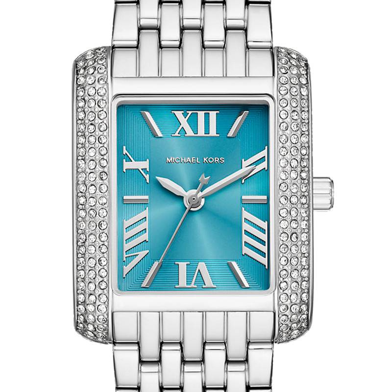 Michael Kors Emery Analog Three Hand Blue Dial Silver Steel Strap Watch for Women - MK4829 Buy Now By Michael Kors