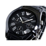 Emporio Armani Black Ceramic Dial Ceramic Strap Watch For Women - AR1401 Buy Now By Emporio Armani