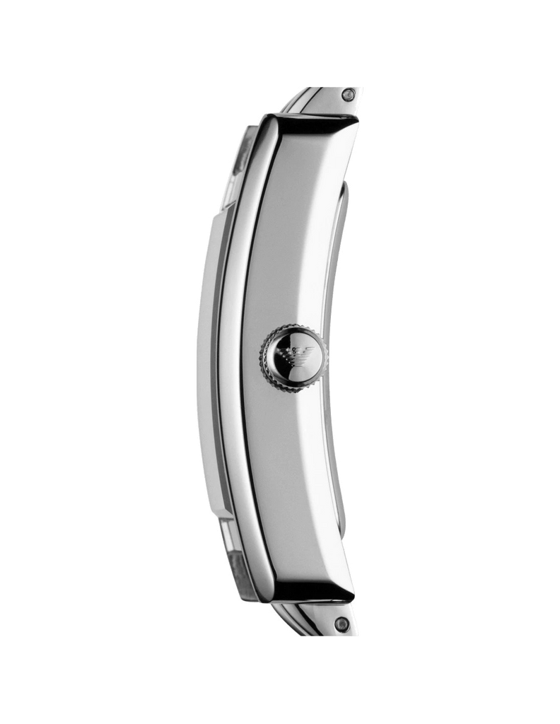 Emporio Armani White Dial Silver Stainless Steel Watch For Women - AR0146 Buy Now By Emporio Armani