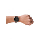 Emporio Armani Classic Chronograph Black Dial Brown Leather Strap Watch For Men - AR1919 Buy Now By Emporio Armani