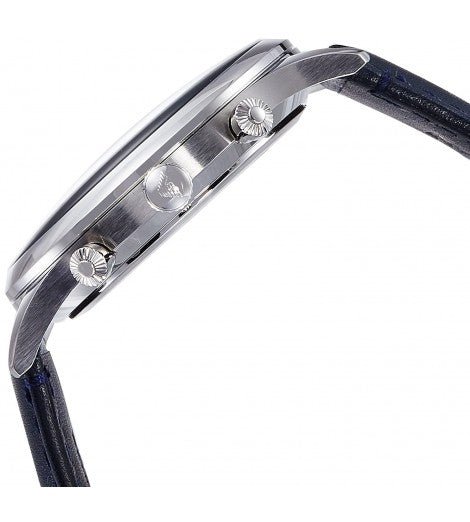 Emporio Armani Chronograph Blue Dial Blue Leather Strap Watch For Men - AR1889 Buy Now By Emporio Armani