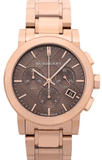 Burberry The City Grey Dial Rose Gold Steel Strap Unisex Watch - BU9754 Buy Now By Burberry