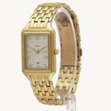 Fossil Raquel Three Hand Date White Dial Gold Steel Strap Watch For Women - ES5220 Buy Now By Fossil