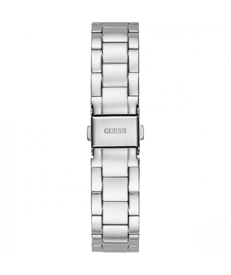 Guess Luna Diamonds Blue Dial Silver Steel Strap Watch for Women - GW0307L1 Buy Now By Guess