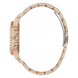 Guess Glitz Multi Function Diamonds Pink Dial Rose Gold Steel Strap Watch for Women - GW0320L6 Buy Now By Guess