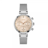Hugo Boss Flawless Pink Dial Silver Mesh Bracelet Watch for Women - 1502625 Buy Now By Hugo Boss