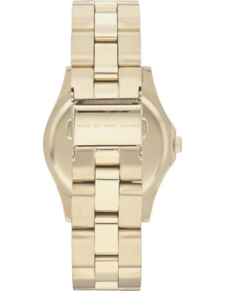 Marc Jacobs Blade Gold Dial Gold Steel Strap Watch for Women - MBM3126 Buy Now By Marc Jacobs