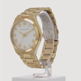 Michael Kors Lennox Three Hand Silver Dial Gold Steel Strap Watch For Women - MK7391 Buy Now By Michael Kors