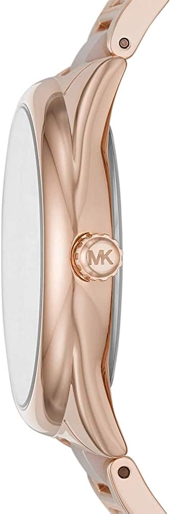 Michael Kors Janelle Three Hand Rose Gold Dial Two Tone Steel Strap Watch For Women - MK7135 Buy Now By Michael Kors
