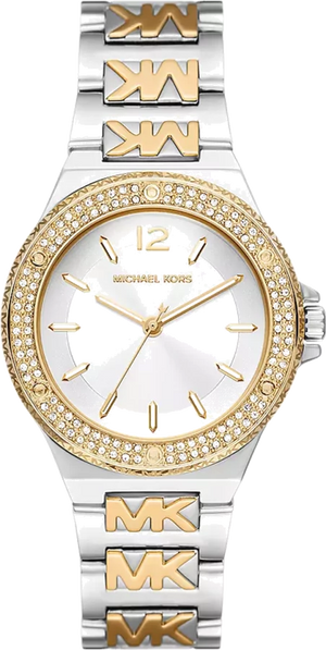 Michael Kors Lennox Three Hand Silver Dial Two Tone Steel Strap Watch For Women - MK7338 Buy Now By Michael Kors